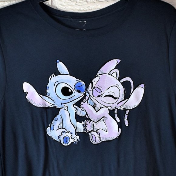 Disney Tops Disneys Stitch With Angel Tshirt Nwt Poshmark